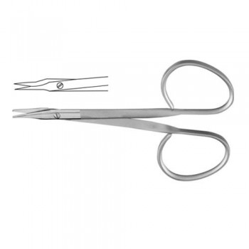 Stevens Ribbon Tenotomy Scissor Straight - Flat Shanks - Blunt , 10 cm - 4"